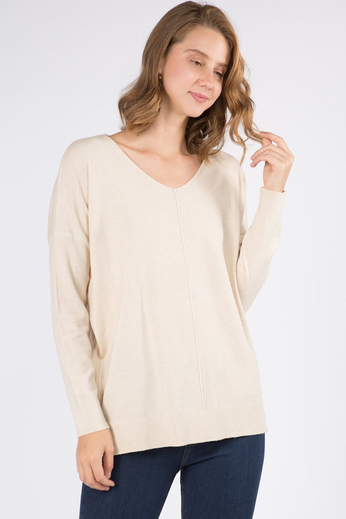 Dreamers Sweater - Heather Oatmeal