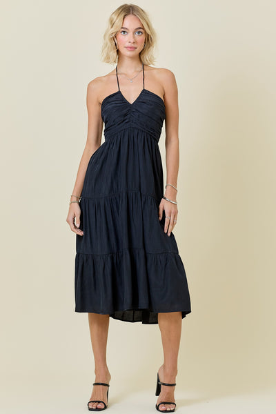 Ocean Drive Maxi Dress - Black