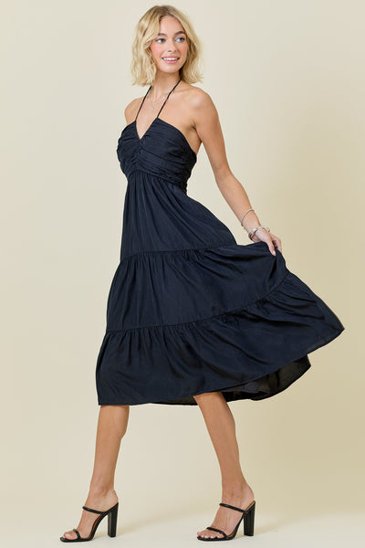Ocean Drive Maxi Dress - Black