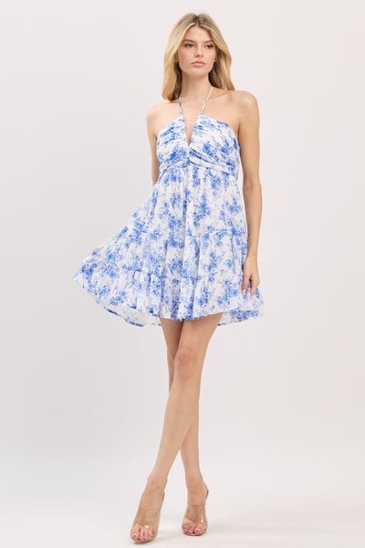 Whispers In Blue Dress