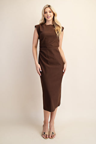 Afterglow Maxi Dress - Brown