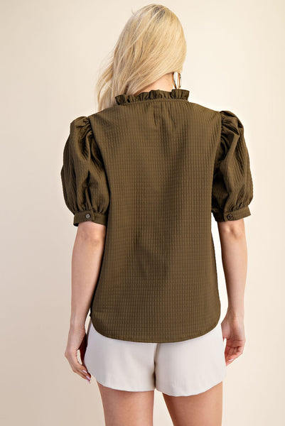 Rouge Top - Olive