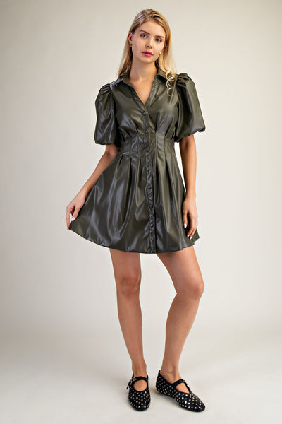 Edge Dress - Olive