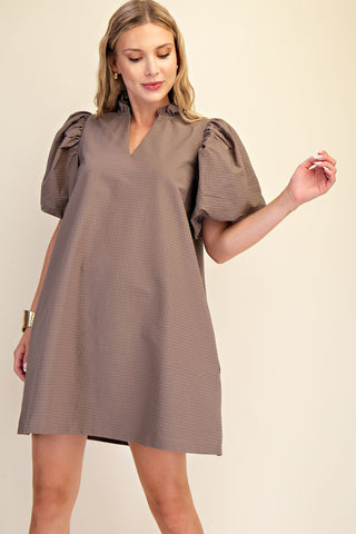 The Rouge Dress - Mocha
