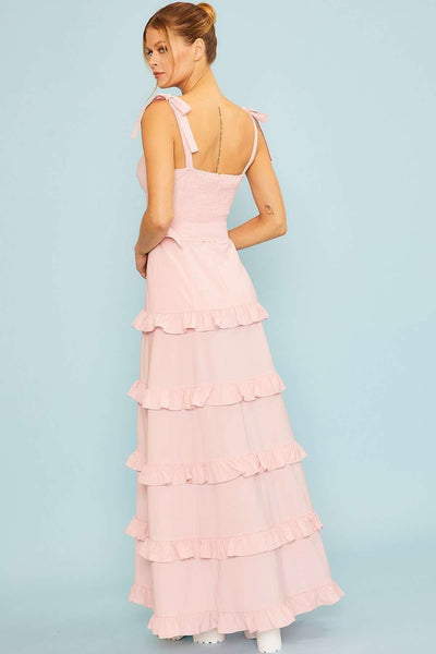Charleston Maxi Dress - Pink