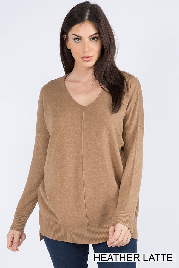 Dreamers Sweater - Heather Latte