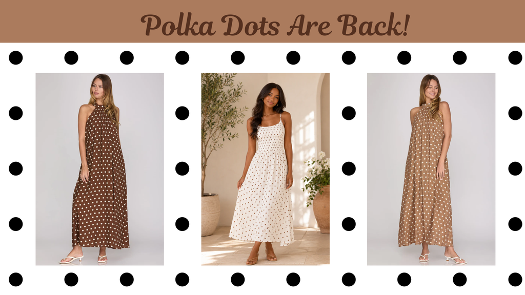 How Polka Dot Dresses Are Back This Season