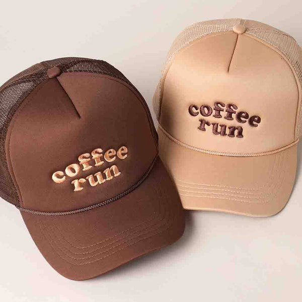 Coffee Run Trucker Hat