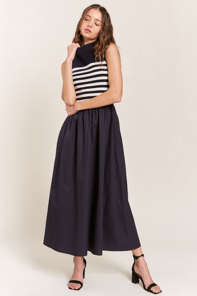 Luxe Maxi Dress - Navy