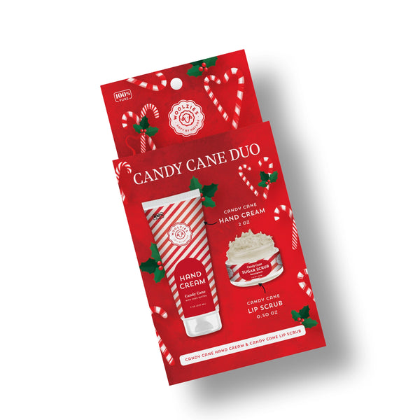 Candy Cane Duo-Hand Cream&Lip Scrub