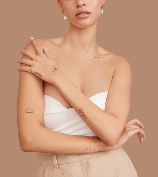 Temporary Tattoos - Barely There Pack