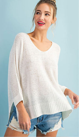 Crisp Air Sweater - White