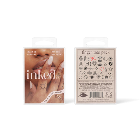 Temporary Tattoos - Finger Tats Pack