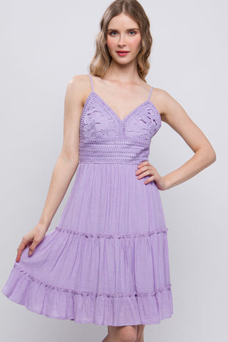 Wild And Free Dress - Lavender