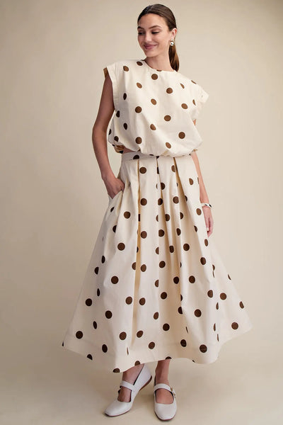 Pretty In Polkadot Skirt