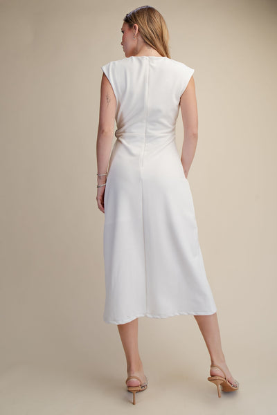 Moonlight Midi Dress-White