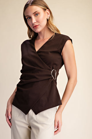 Blair Top-Brown