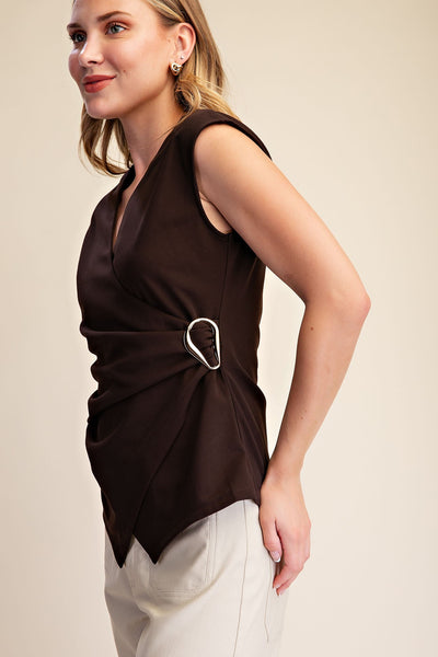 Blair Top-Brown