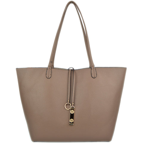 Reversible 2-in-1 Tote - Khaki/Beige