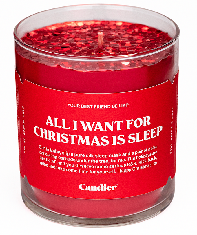 All I Want For Christmas Candle