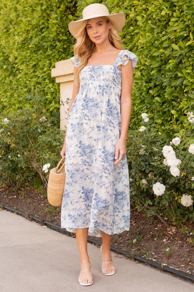 Amour Floral Midi Dress