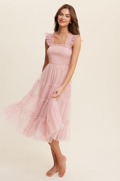 Eras Midi Dress - Light Pink