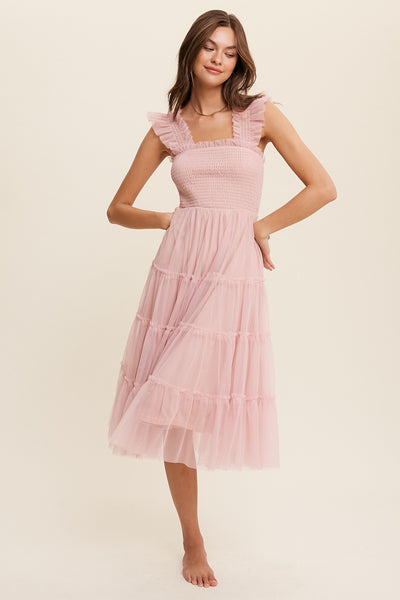 Eras Midi Dress - Light Pink