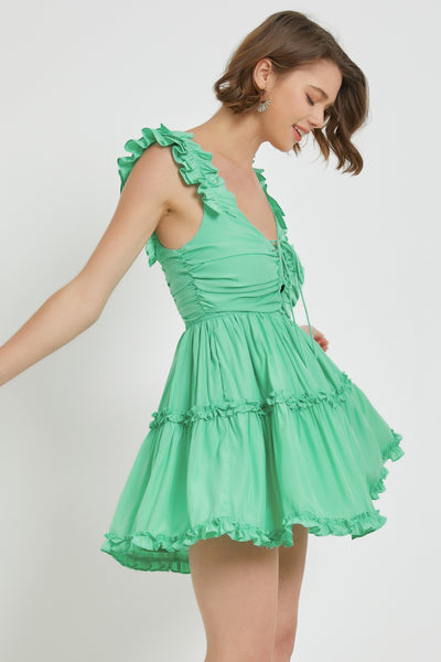 Tropicana Dress - Ocean Mint