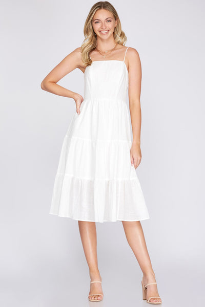 Beloved Midi Dress - White