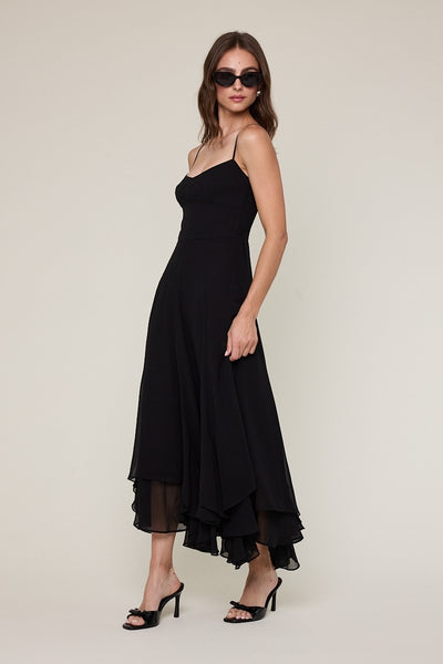 Noir Maxi Dress - Black