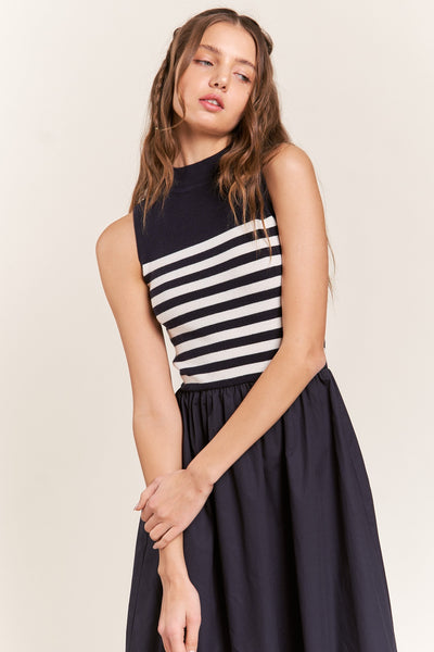 Luxe Maxi Dress - Navy
