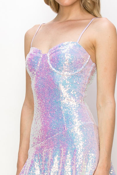 Eras Sparkle Dress - Lavender