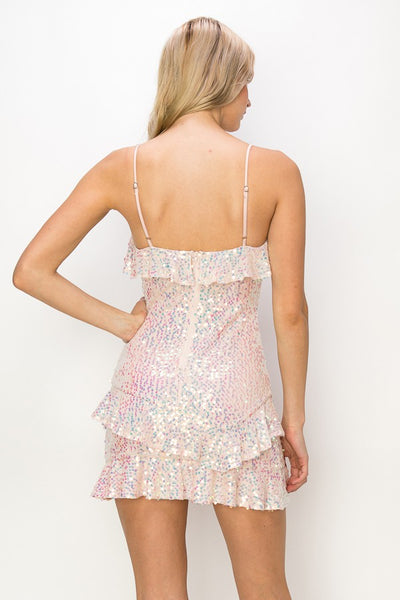 Sparkle Queen Dress - Nude