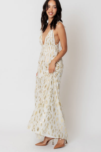 Demetra Maxi Dress - Ivory