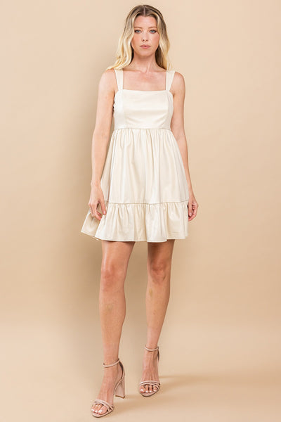 Sienna Tiered Dress - Cream