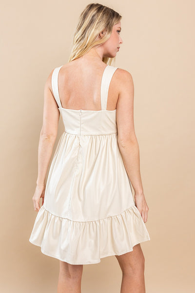 Sienna Tiered Dress - Cream