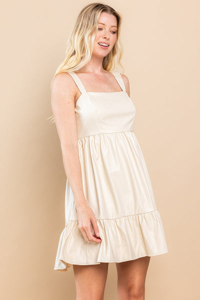 Sienna Tiered Dress - Cream