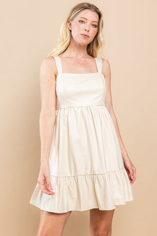 Sienna Tiered Dress - Cream