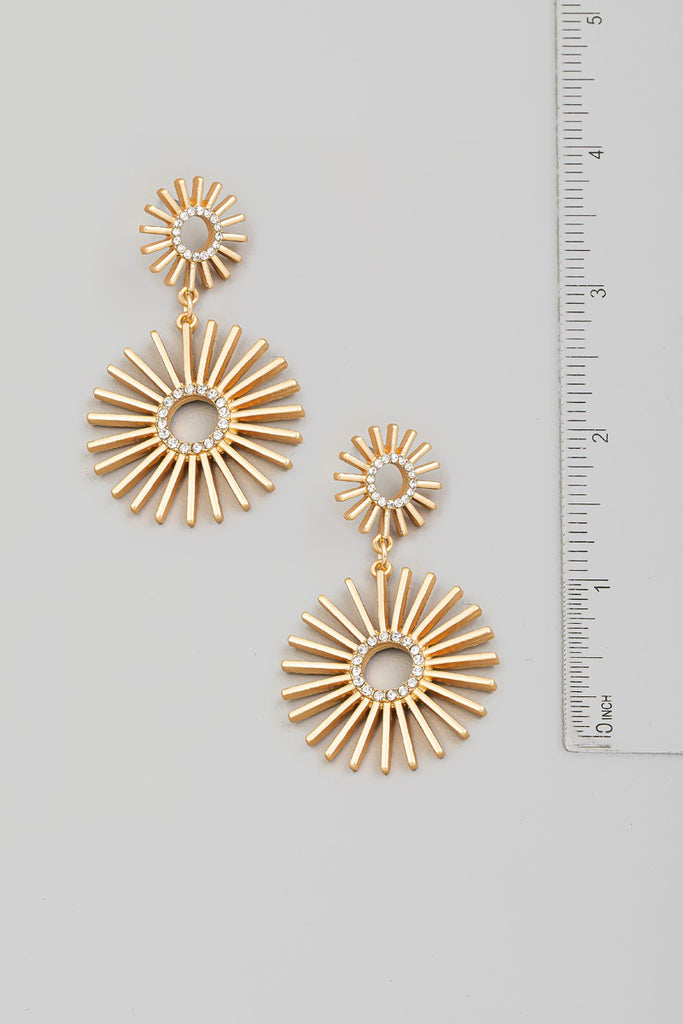 Starburst on sale dangle earrings