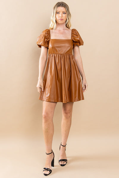 Fiona Dress - Camel