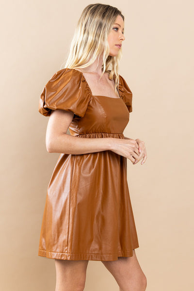 Fiona Dress - Camel