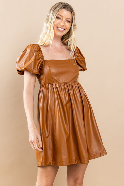 Fiona Dress - Camel