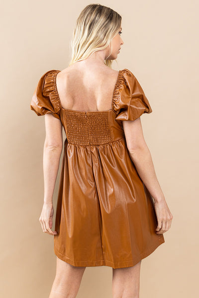 Fiona Dress - Camel