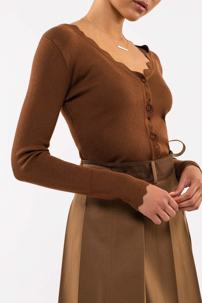 Blair Cardigan - Cocoa