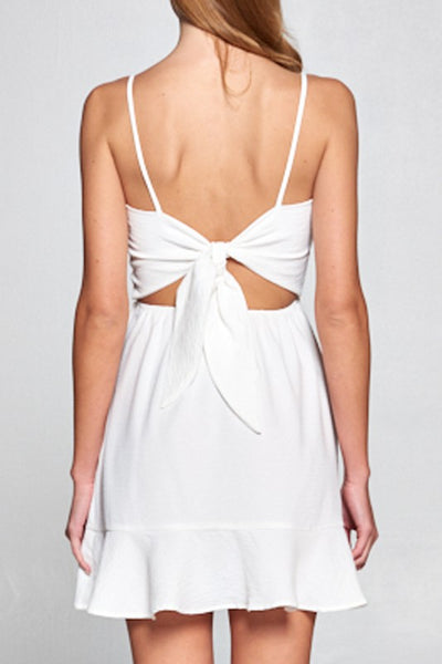 Walking On Sunshine Dress - White