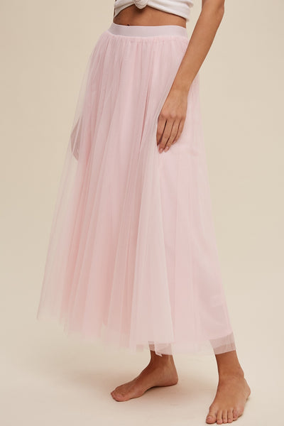 Cherish Tulle Skirt - Pink