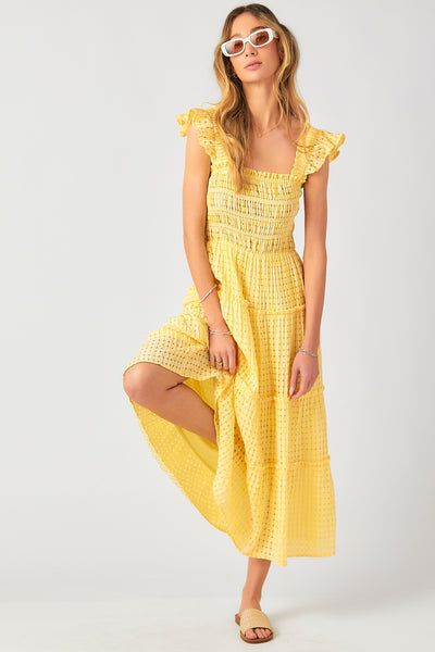 Sunshine Maxi Dress - Yellow