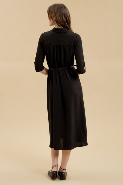 Monica Midi Dress - Black