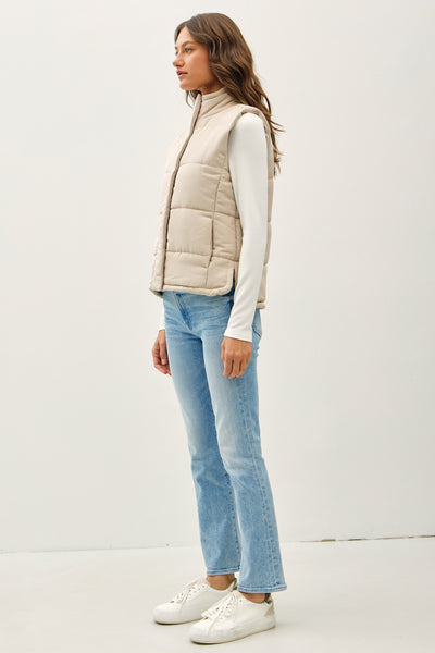 The Peyton Vest - Beige