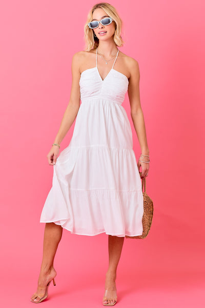 Ocean Drive Maxi Dress - White